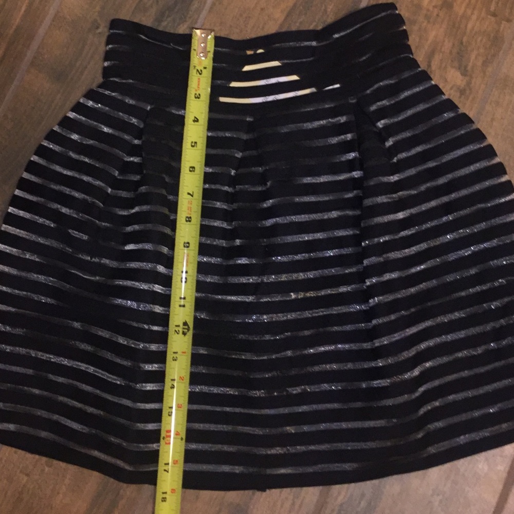 🛍 INA metallic stripe skirt - Picture 5 of 6